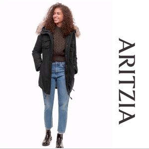 Aritzia Community Paradigm Parka Jacket Black XS
